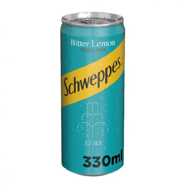 schweppes bitter lemon bautura carbogazoasa doza 330ml 9143 1